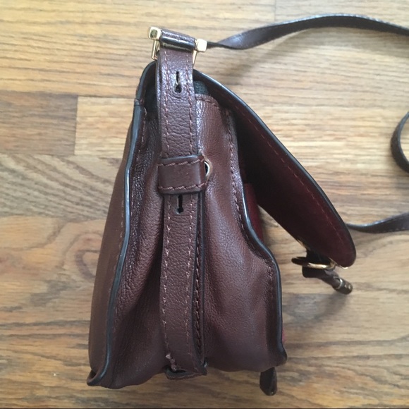 Chloe Mini Marcie Nude Crossbody Bag Tan Color - Picture 4 of 8